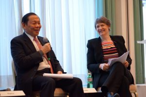 RGE Chairman Sukanto Tanoto adds the fourth 'C' to RGE's business principle: Climate. He participated in a WEF Davos 2016 closed door panel moderated by UNDP Administrator and former New Zealand Prime Minister Helen Clark.