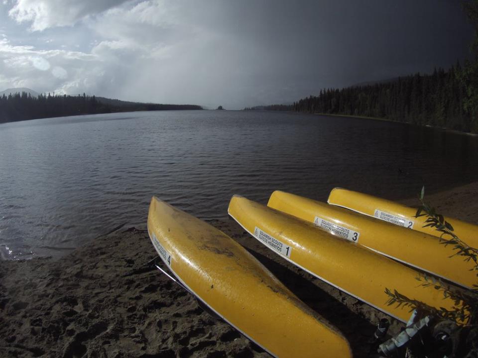 Woodfibre LNG gave a grant to help the 4th Squamish Scouts purchase four canoes for their outdoor activities