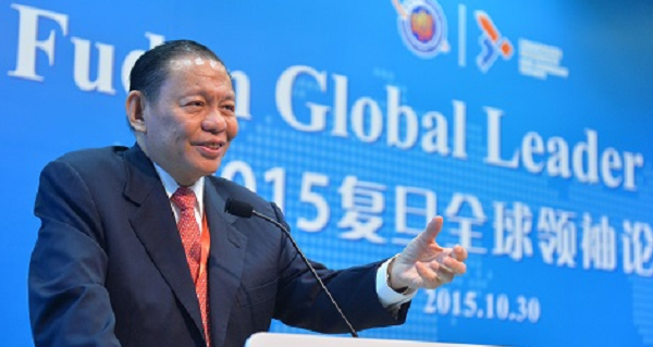 Chairman Sukanto Tanoto at Fudan Global Leader Forum