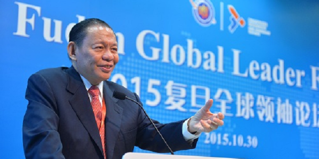 Chairman Sukanto Tanoto at Fudan Global Leader Forum