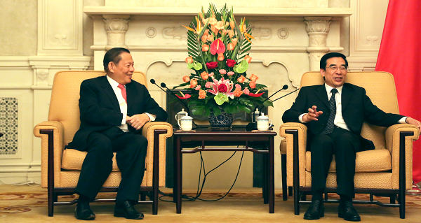 Inside RGE - Sukanto Tanoto meets the Mayor of Beijing Mr Wang An Shun