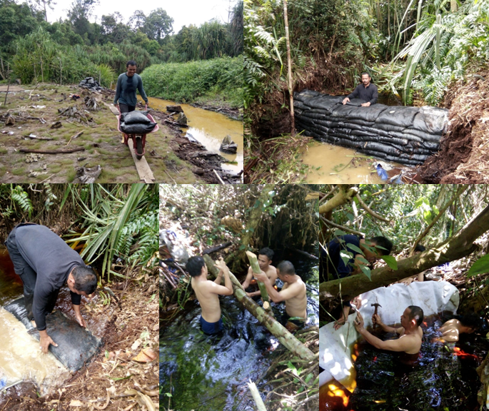 RER Water Management Dam Building: Building a dam to support good water management