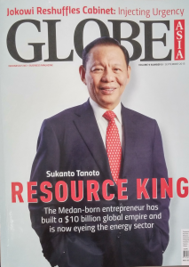 Sukanto Tanoto on the GlobeAsia cover