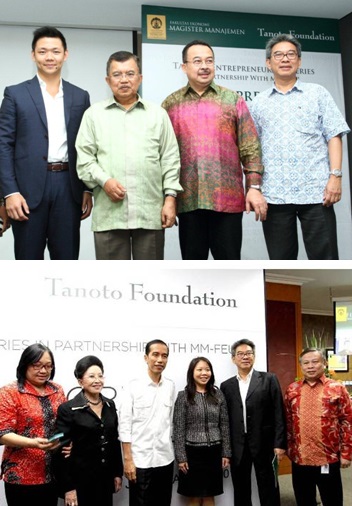Anderson Tanoto and Imelda Tanoto at Tanoto Entrepreneurship Series 2013