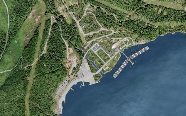 Woodfibre LNG Map