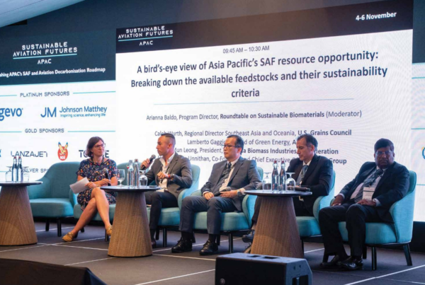 Lamberto Gaggiotti, Head of Green Energy Business, Apical Group, at the Sustainable Aviation Futures Congress