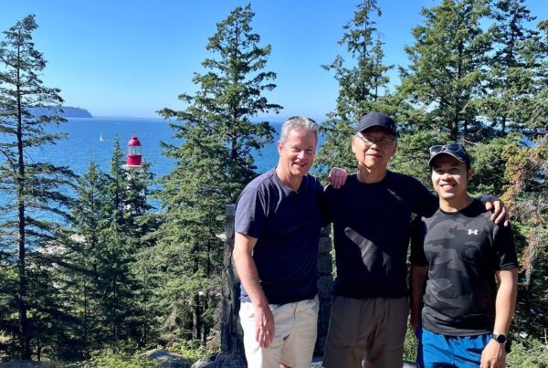 Ryan enjoys hiking in the mountains around Vancouver.