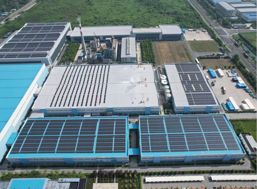 Photovoltaic (PV) panels at Vinda.