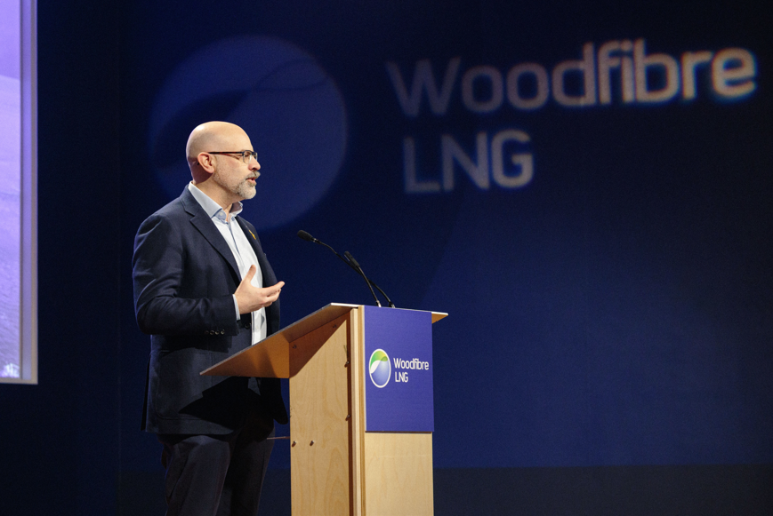 Luke Schauerte at the Woodfibre LNG Kickoff Meeting 2026